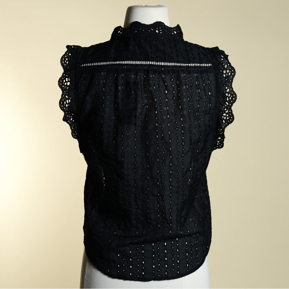 NEW WHBM Eyelet Blouse XXS - Picture 10 of 13